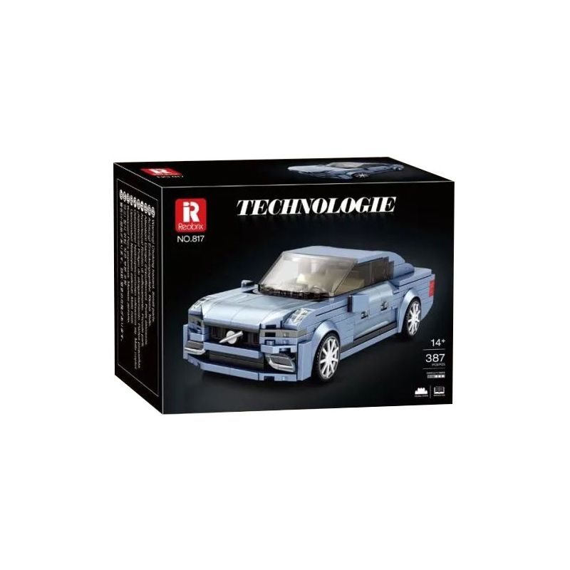 REOBRIX 817 XE THỂ THAO bộ đồ chơi xếp lắp ráp ghép mô hình Speed Champions Racing Cars Đua Xe Công Thức 387 khối