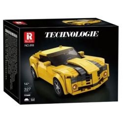 REOBRIX 818 XE THỂ THAO CHEVROLET CAMARO bộ đồ chơi xếp lắp ráp ghép mô hình Speed Champions Racing Cars Đua Xe Công Thức 327 khối