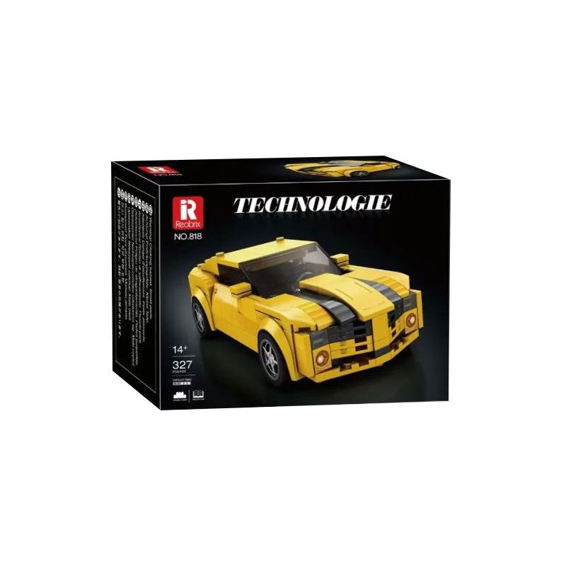 REOBRIX 818 XE THỂ THAO CHEVROLET CAMARO bộ đồ chơi xếp lắp ráp ghép mô hình Speed Champions Racing Cars Đua Xe Công Thức 327 khối