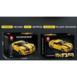 REOBRIX 818 XE THỂ THAO CHEVROLET CAMARO bộ đồ chơi xếp lắp ráp ghép mô hình Speed Champions Racing Cars Đua Xe Công Thức 327 khối