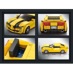 REOBRIX 818 XE THỂ THAO CHEVROLET CAMARO bộ đồ chơi xếp lắp ráp ghép mô hình Speed Champions Racing Cars Đua Xe Công Thức 327 khối