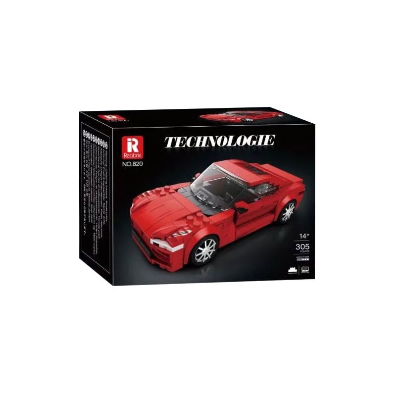 REOBRIX 820 XE THỂ THAO bộ đồ chơi xếp lắp ráp ghép mô hình Speed Champions Racing Cars Đua Xe Công Thức 305 khối