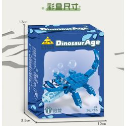 Kazi KY80065 80065 AGE OF DINOSAURS 8 MÔ HÌNH MOSASAURUS TRICERATOPS DIPLOSAURUS STEGOSAURUS BRONTOSAURUS THERIZINOSAURUS SPINOSAURUS PTEROSAUR bộ đồ chơi xếp lắp ráp ghép mô hình Creator DINOSAURAGE Sáng Tạo 550 khối