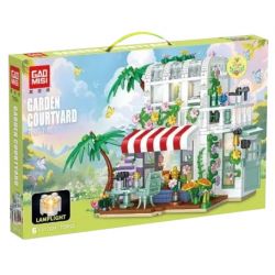 GAOMISI T2104 2104 SÂN VƯỜN bộ đồ chơi xếp lắp ráp ghép mô hình Creator GARDEN COURTYARD Sáng Tạo 755 khối