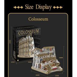 ZOIN GK201 ĐẤU TRƯỜNG LA MÃ bộ đồ chơi xếp lắp ráp ghép mô hình Creator COLOSSEUM Sáng Tạo
