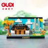 GUDI 51014A 51014B 51014C 51014D 4 LOẠI BƯU THIẾP TỪ TRƯỜNG ĐẠI HỌC NỔI TIẾNG BẮC KINH VŨ HÁN THANH HOA PHÚC ĐÁN bộ đồ chơi xếp lắp ráp ghép mô hình Architecture Công Trình Kiến Trúc 987 khối
