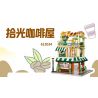 ZHEGAO 613034 ĐÓN ÁNH SÁNG QUÁN CÀ PHÊ bộ đồ chơi xếp lắp ráp ghép mô hình Creator Sáng Tạo