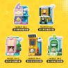 WISE BLOCK AULDEY HA392104 392104 BỮA TIỆC EGGMAN 5 LOẠI CẢNH ĐƯỜNG PHỐ NỔI DANXIAO HUANG VÀ HUANXIN HUT HEI VIDEO GAME DANXIAOFENG SHOP LAN BLIND BOX XIAOLU MANOR HUT. bộ đồ chơi xếp lắp ráp ghép mô hình Movie & Game Phim Và Trò Chơi