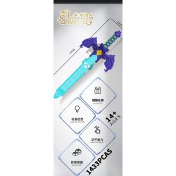 ZHEGAO 663020 THANH KIẾM RỒNG bộ đồ chơi xếp lắp ráp ghép mô hình LOONG SWORD 1433 khối