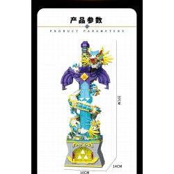 ZHEGAO 663020 THANH KIẾM RỒNG bộ đồ chơi xếp lắp ráp ghép mô hình LOONG SWORD 1433 khối