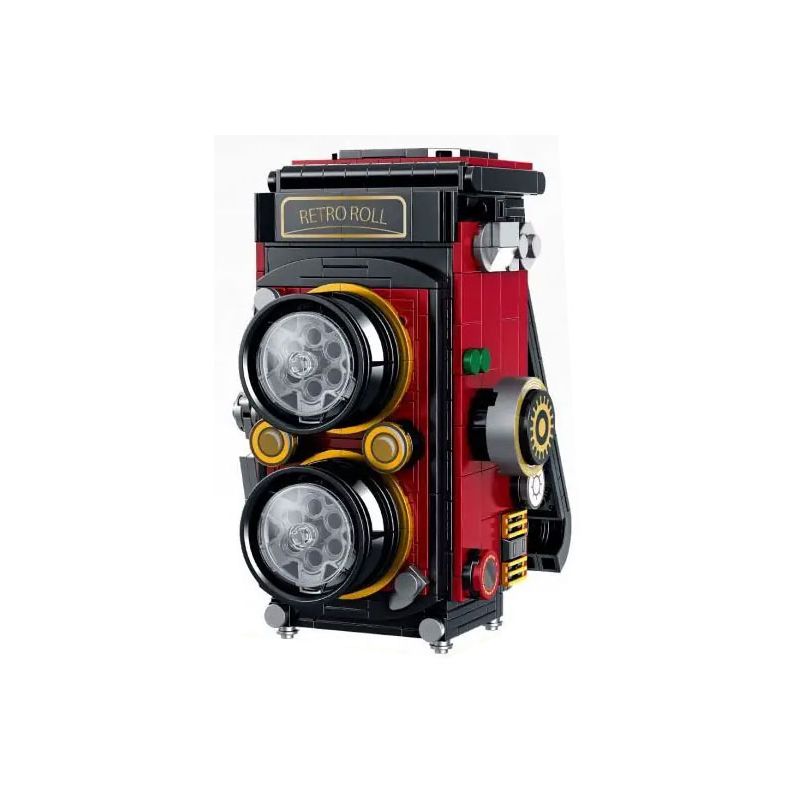 GAOMISI T2110 2110 MÁY ẢNH CỔ ĐIỂN bộ đồ chơi xếp lắp ráp ghép mô hình VINTAGE CAMERA 719 khối