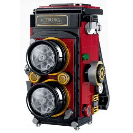 GAOMISI T2110 2110 MÁY ẢNH CỔ ĐIỂN bộ đồ chơi xếp lắp ráp ghép mô hình VINTAGE CAMERA 719 khối