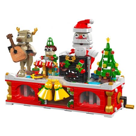 MouldKing 10162 Mould King 10162 BAN NHẠC LỄ HỘI GIÁNG SINH bộ đồ chơi xếp lắp ráp ghép mô hình Creator CHRISTMAS CARNIVAL BAND Sáng Tạo 1045 khối