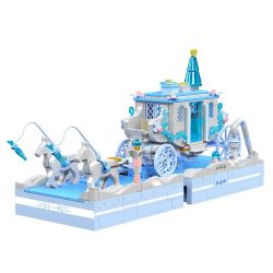 MouldKing 10161 Mould King 10161 XE NGỰA BẠCH TUYẾT bộ đồ chơi xếp lắp ráp ghép mô hình SNOW WHITE CARRIAGE 1214 khối