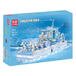 MouldKing 10161 Mould King 10161 XE NGỰA BẠCH TUYẾT bộ đồ chơi xếp lắp ráp ghép mô hình SNOW WHITE CARRIAGE 1214 khối
