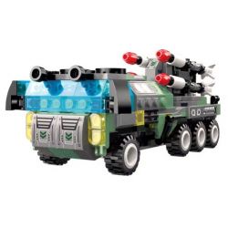 KEEPPLEY 42207 PHẢN ỨNG PHỐI HỢP 8 TỔ XE TÊN LỬA HÀNH TRÌNH bộ đồ chơi xếp lắp ráp ghép mô hình Military Army Quân Sự Bộ Đội