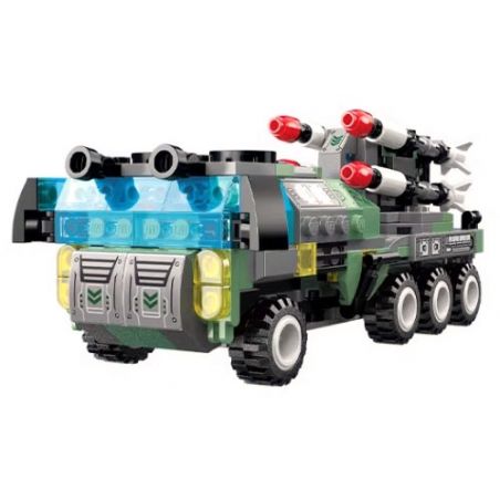 KEEPPLEY 42207 PHẢN ỨNG PHỐI HỢP 8 TỔ XE TÊN LỬA HÀNH TRÌNH bộ đồ chơi xếp lắp ráp ghép mô hình Military Army Quân Sự Bộ Đội