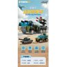 KEEPPLEY 42207 PHẢN ỨNG PHỐI HỢP 8 TỔ XE TÊN LỬA HÀNH TRÌNH bộ đồ chơi xếp lắp ráp ghép mô hình Military Army Quân Sự Bộ Đội