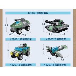 KEEPPLEY 42207 PHẢN ỨNG PHỐI HỢP 8 TỔ XE TÊN LỬA HÀNH TRÌNH bộ đồ chơi xếp lắp ráp ghép mô hình Military Army Quân Sự Bộ Đội