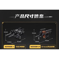 KEEPPLEY 42208 PHẢN ỨNG TOÀN DIỆN HỆ THỐNG SÚNG NGẮN XM26 8 TỔ HỢP bộ đồ chơi xếp lắp ráp ghép mô hình Military Army Quân Sự Bộ Đội