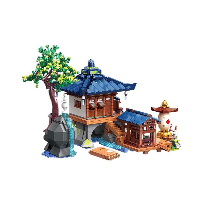 KEEPPLEY K21805 21805 CUỘC CHIẾN CỦA LUO XIAOHEI NGÔI NHÀ VÔ TẬN bộ đồ chơi xếp lắp ráp ghép mô hình Movie & Game Phim Và Trò Chơi 1347 khối