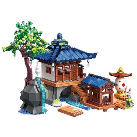 KEEPPLEY K21805 21805 CUỘC CHIẾN CỦA LUO XIAOHEI NGÔI NHÀ VÔ TẬN bộ đồ chơi xếp lắp ráp ghép mô hình Movie & Game Phim Và Trò Chơi 1347 khối