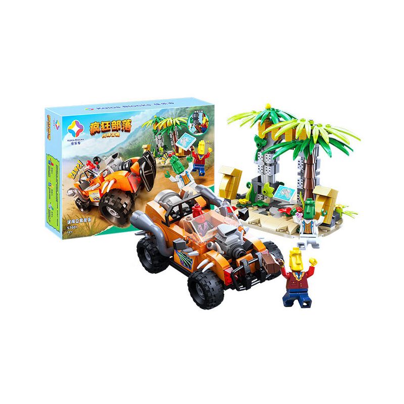 JIALE SPECIAL 57001 CRAZY TRIBE VÀO NHẦM TRANG GIAO DỊCH bộ đồ chơi xếp lắp ráp ghép mô hình 441 khối