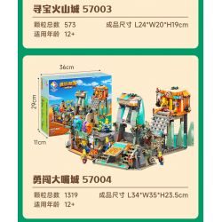 JIALE SPECIAL 57001 CRAZY TRIBE VÀO NHẦM TRANG GIAO DỊCH bộ đồ chơi xếp lắp ráp ghép mô hình 441 khối