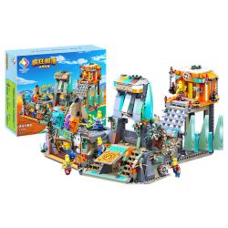 JIALE SPECIAL 57004 BỘ TỘC ĐIÊN DŨNG CẢM TIẾN VÀO THÀNH PHỐ MIỆNG LỚN bộ đồ chơi xếp lắp ráp ghép mô hình 1319 khối