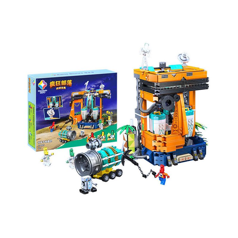 JIALE SPECIAL 57005 BỘ LẠC ĐIÊN KHÁM PHÁ CĂN CỨ KHÔNG GIAN bộ đồ chơi xếp lắp ráp ghép mô hình 927 khối