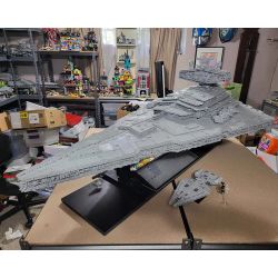 REBRICKABLE MOC-23104 23104 MOC23104 non  CƯỠNG CHẾ SAO HOÀNG ĐẾ 77525 bộ đồ chơi xếp lắp ráp ghép mô hình Star Wars ISD INTIMIDATOR 77525 Chiến Tranh Giữa Các Vì Sao 19579 khối