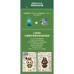 POP MART P10005 10005 CĂN CỨ BÍ MẬT CỦA RỪNG QUÁI VẬT TU LUYỆN TUYỆT VỜI bộ đồ chơi xếp lắp ráp ghép mô hình MAGICAL PLANTS 483 khối