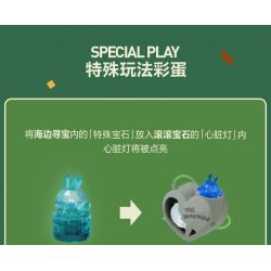 POP MART P10005 10005 CĂN CỨ BÍ MẬT CỦA RỪNG QUÁI VẬT TU LUYỆN TUYỆT VỜI bộ đồ chơi xếp lắp ráp ghép mô hình MAGICAL PLANTS 483 khối