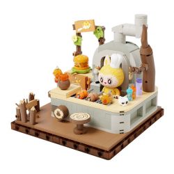 POP MART P10007 10007 CĂN CỨ BÍ MẬT TRONG RỪNG QUÁI VẬT ẨM THỰC THIÊN TÀI bộ đồ chơi xếp lắp ráp ghép mô hình GENIUS COOK 506 khối