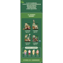 POP MART P10008 10008 CĂN CỨ BÍ MẬT TRONG RỪNG QUÁI VẬT TRUY TÌM KHO BÁU TRÊN BIỂN bộ đồ chơi xếp lắp ráp ghép mô hình SEASIDE PRIZES 451 khối