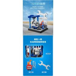 PANTASY 11025 XÂY DỰNG NHỮNG GIẤC MƠ TRÊN BẦU TRỜI XANH SÁNG TẠO VĂN HÓA CỦA XIAMEN AIRLINES CẢNH NHỎ VỀ BẢO TRÌ MÁY BAY bộ đồ chơi xếp lắp ráp ghép mô hình City Thành Phố 234 khối