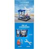 PANTASY 11026 XÂY DỰNG ƯỚC MƠ TRÊN BẦU TRỜI XANH SÁNG TẠO VĂN HÓA CỦA XIAMEN AIRLINES NHỮNG KHUNG CẢNH NHỎ TRONG BUỒNG LÁI MÁY BAY bộ đồ chơi xếp lắp ráp ghép mô hình City Thành Phố 256 khối