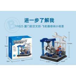 PANTASY 11026 XÂY DỰNG ƯỚC MƠ TRÊN BẦU TRỜI XANH SÁNG TẠO VĂN HÓA CỦA XIAMEN AIRLINES NHỮNG KHUNG CẢNH NHỎ TRONG BUỒNG LÁI MÁY BAY bộ đồ chơi xếp lắp ráp ghép mô hình City Thành Phố 256 khối