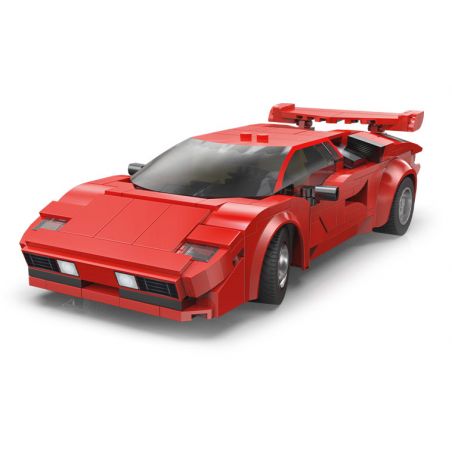 CADA DOUBLEE C51085 51085 PHIÊN BẢN ĐIỀU KHIỂN TỪ XA XE THỂ THAO RED SHADOW 1:20 tỷ lệ 1:20 bộ đồ chơi xếp lắp ráp ghép mô hình Creator Sáng Tạo 328 khối