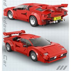 CADA DOUBLEE C51085 51085 PHIÊN BẢN ĐIỀU KHIỂN TỪ XA XE THỂ THAO RED SHADOW 1:20 tỷ lệ 1:20 bộ đồ chơi xếp lắp ráp ghép mô hình Creator Sáng Tạo 328 khối