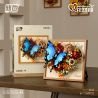WEILE CREATION 2176 HOA KHÔNG NGỦ IV TRÁI TIM NỞ RỘ BƯỚM bộ đồ chơi xếp lắp ráp ghép mô hình Arts & Crafts ETERNAL FLOWER 765 khối