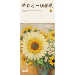 WEILE CREATION 2177 HOA KHÔNG NGỦ IV TRÁI TIM ĐANG NỞ RỘ. bộ đồ chơi xếp lắp ráp ghép mô hình Arts & Crafts ETERNAL FLOWER 781 khối