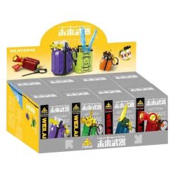 Kazi KY88048 88048 VŨ KHÍ TƯƠNG LAI LỰU ĐẠN 8 LOẠI bộ đồ chơi xếp lắp ráp ghép mô hình Military Army Quân Sự Bộ Đội 875 khối