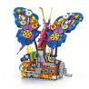 GAOMISI T2100 2100 ĐỘNG VẬT CƠ KHÍ BƯỚM bộ đồ chơi xếp lắp ráp ghép mô hình MECHANICAL BUTTERFLY 624 khối