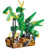 GAOMISI T2099 2099 ĐỘNG VẬT CƠ KHÍ BỌ NGỰA bộ đồ chơi xếp lắp ráp ghép mô hình MECHANICAL MANTIS 643 khối