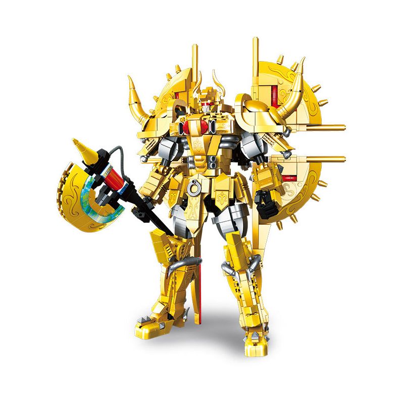 JIESTAR 58228 CHIẾN TRANH GIỮA CÁC VÌ SAO KIM NGƯU MECHA bộ đồ chơi xếp lắp ráp ghép mô hình SAINT SEIYA TAURUS 1781 khối