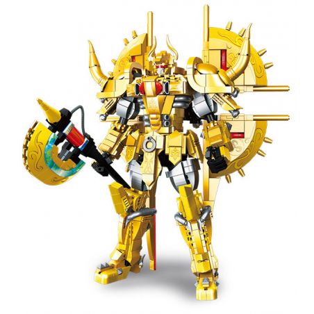 JIESTAR 58228 CHIẾN TRANH GIỮA CÁC VÌ SAO KIM NGƯU MECHA bộ đồ chơi xếp lắp ráp ghép mô hình SAINT SEIYA TAURUS 1781 khối