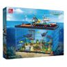 JIESTAR JJ9048 9048 CUỘC PHIÊU LƯU SINH VẬT BIỂN bộ đồ chơi xếp lắp ráp ghép mô hình EXPLORATION UNDERWATER 1519 khối