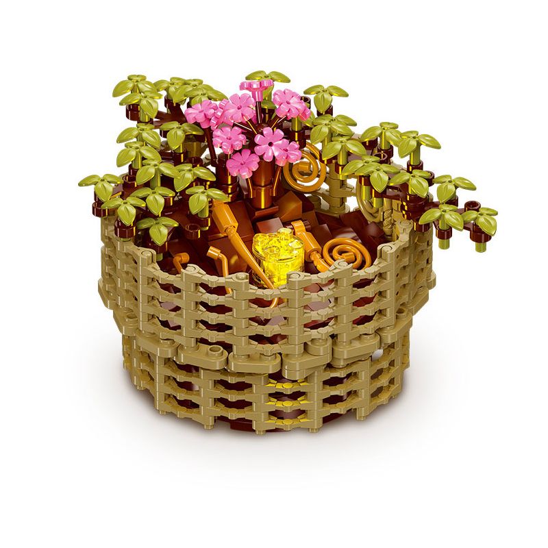 JIESTAR JJ9109 9109 CHẬU HOA CÚC NGÀN bộ đồ chơi xếp lắp ráp ghép mô hình Creator CHRYSANTHEMUM MOLIFOLIUM Sáng Tạo 353 khối