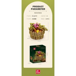 JIESTAR JJ9109 9109 CHẬU HOA CÚC NGÀN bộ đồ chơi xếp lắp ráp ghép mô hình Creator CHRYSANTHEMUM MOLIFOLIUM Sáng Tạo 353 khối